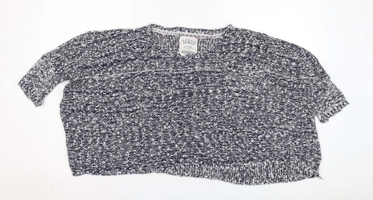 Womens UK Size 10 SoulCal Multicoloured Pullover Jumper