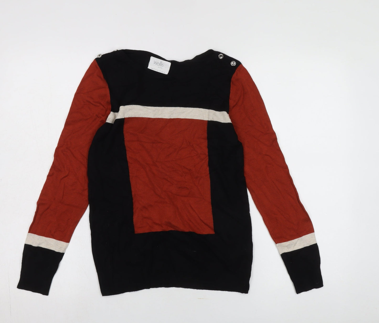 Womens UK Size UK 8 Wallis Multicoloured Pullover Jumper