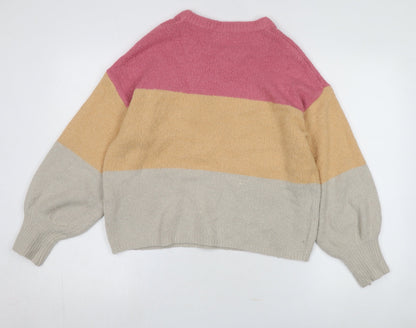 Womens UK Size S VILA Multicoloured Pullover Jumper
