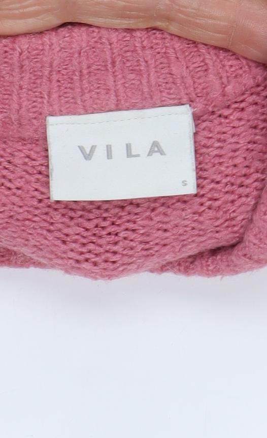 Womens UK Size S VILA Multicoloured Pullover Jumper