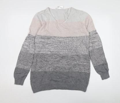 Womens UK Size 14 bpc Grey Pullover Jumper