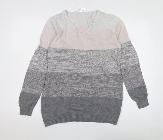Womens UK Size 14 bpc Grey Pullover Jumper