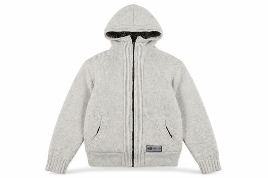 Mens UK Size M Asylum Grey Hooded