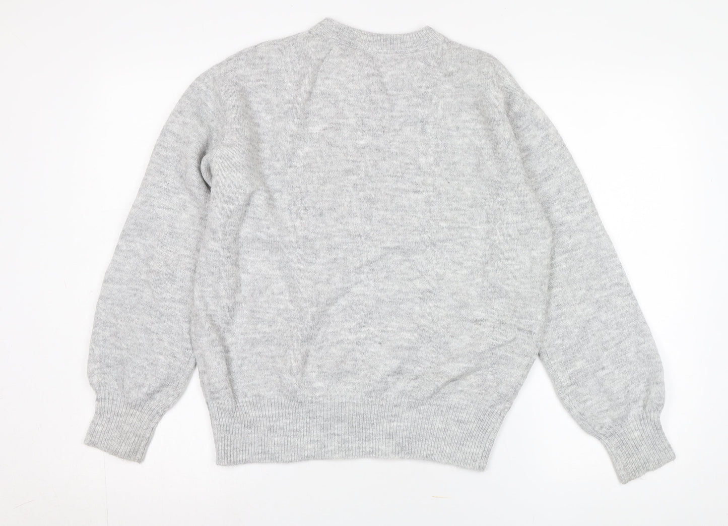 Pinkie Women's Grey Crew Neck Knit Jumper XS
