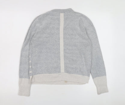 Womens UK Size M Oasis Grey Pullover Jumper