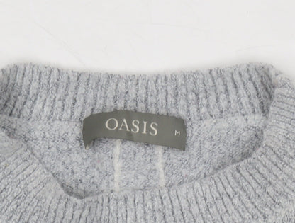 Womens UK Size M Oasis Grey Pullover Jumper