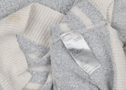 Womens UK Size M Oasis Grey Pullover Jumper