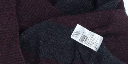 Atlantic Bay Men's Multicoloured Striped Pullover Jumper M