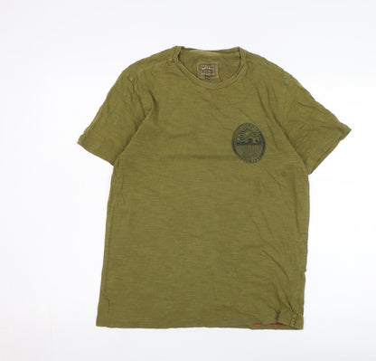 Mens UK Size S FatFace Green  T-Shirt