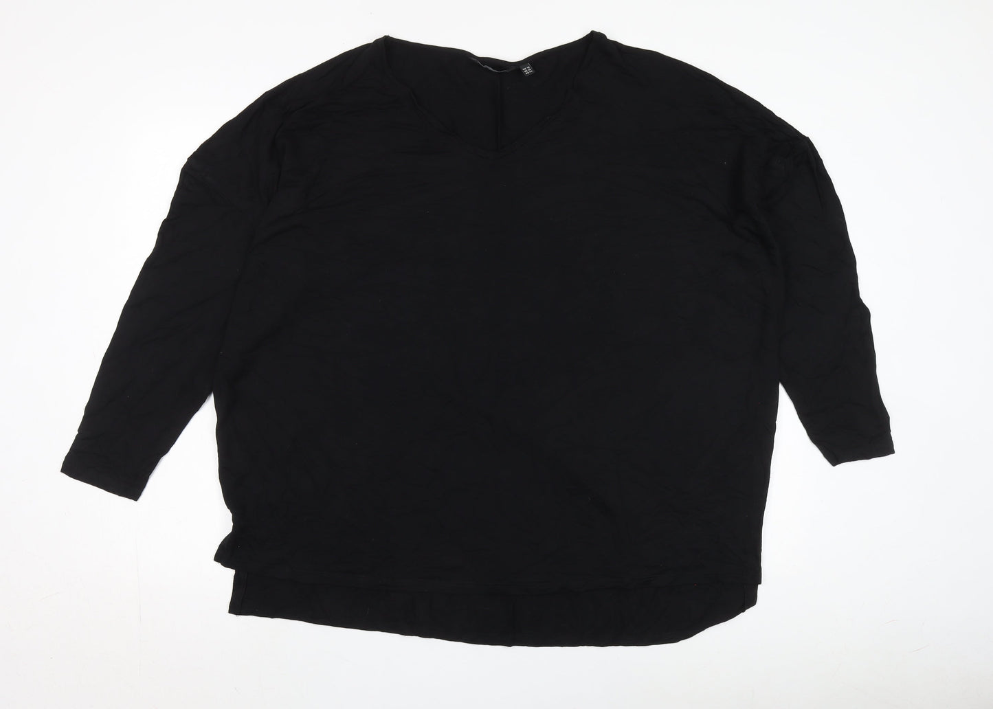 Womens UK Size UK 18 friends like these Black Basic T-Shirt
