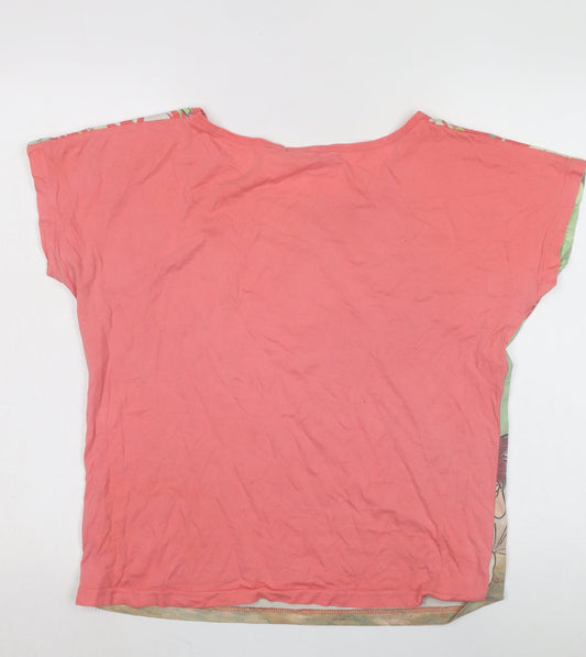 Womens UK Size 8-10 Disney Multicoloured Basic T-Shirt