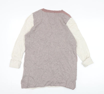Womens UK Size S Poetry Multicoloured Tunic Jumper