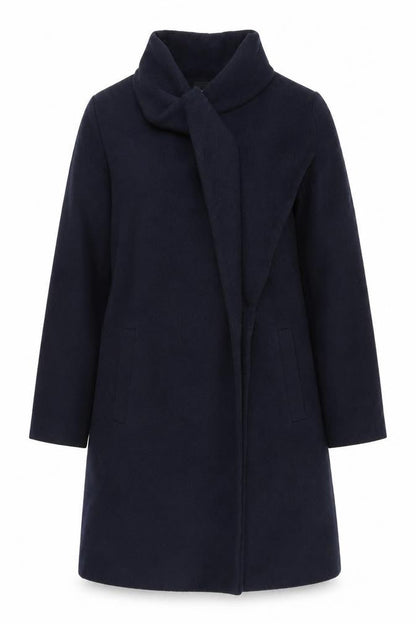 Womens UK Size M Wallis Black Overcoat