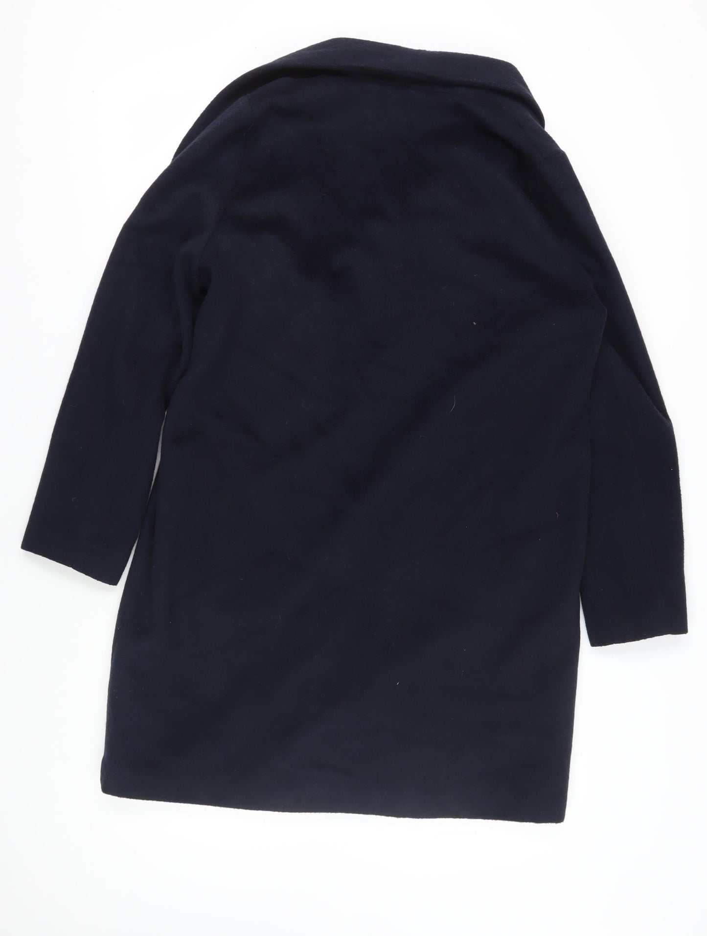 Womens UK Size M Wallis Black Overcoat
