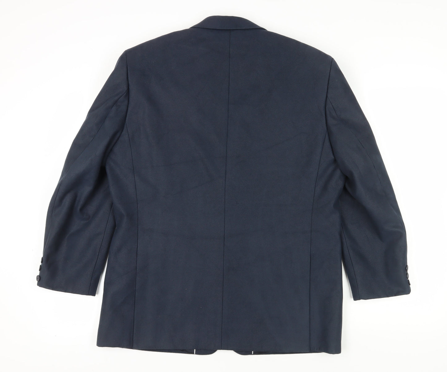 Mens UK Size 44 Jeff Banks Regular Blue Suit Jacket