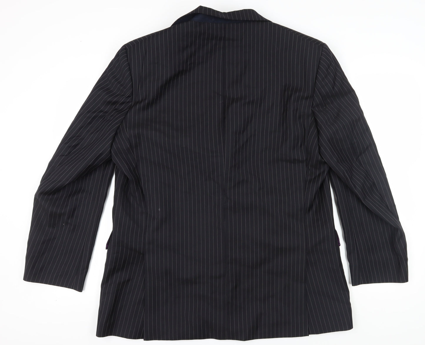 Mens UK Size 46 Scott & Taylor Regular Black Suit Jacket