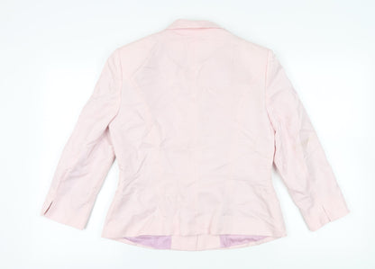 Kaliko Women's Pink Suit Jacket Size 14, Spring/Summer Classic