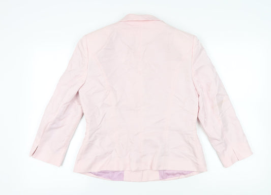 Kaliko Women's Pink Suit Jacket Size 14, Spring/Summer Classic