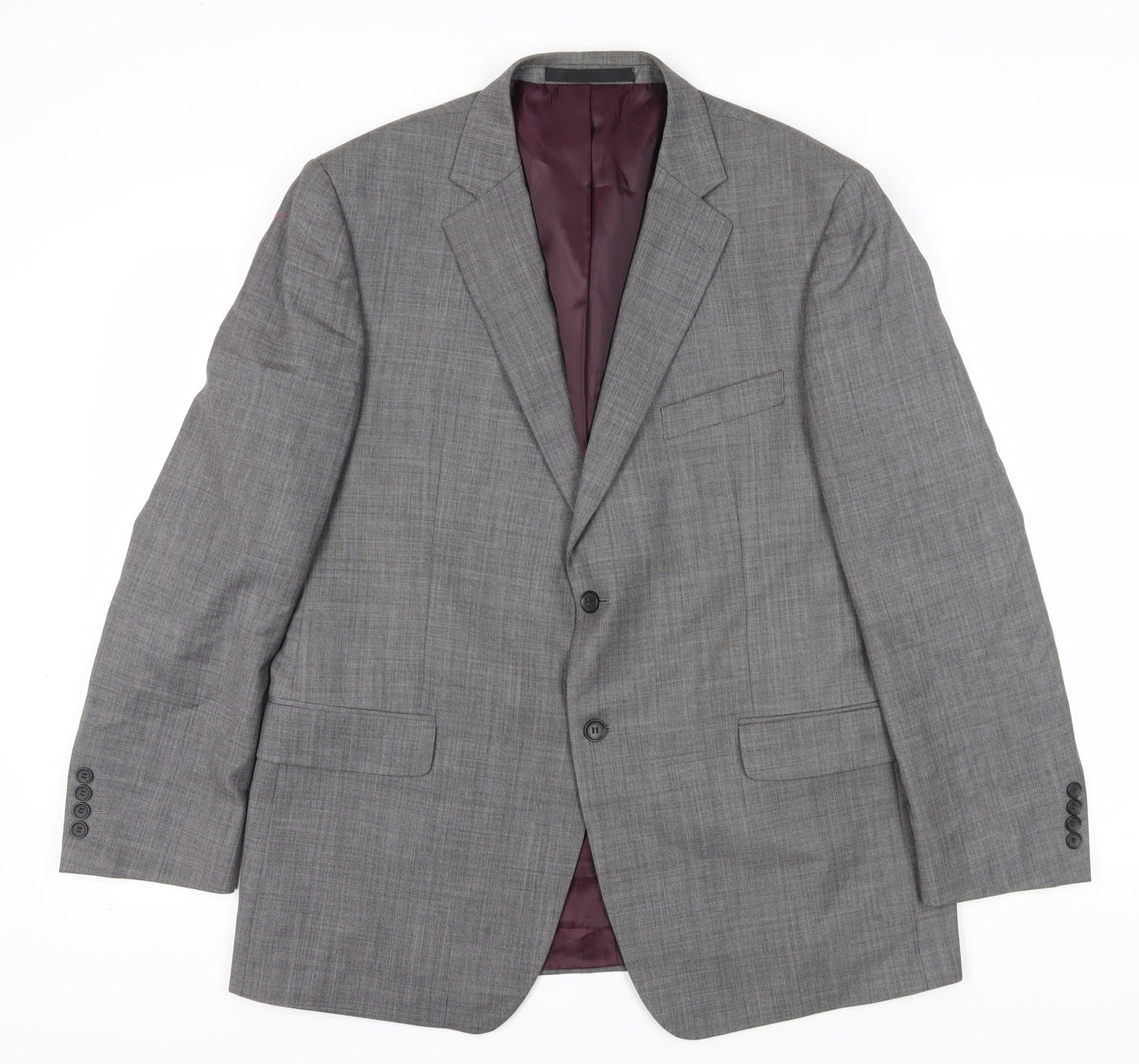 Mens UK Size 44 Marks and Spencer Regular Grey Suit Jacket