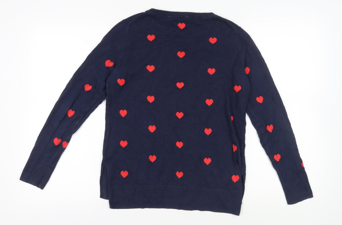 Womens UK Size S Gap Blue Pullover Jumper