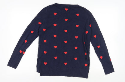 Womens UK Size S Gap Blue Pullover Jumper