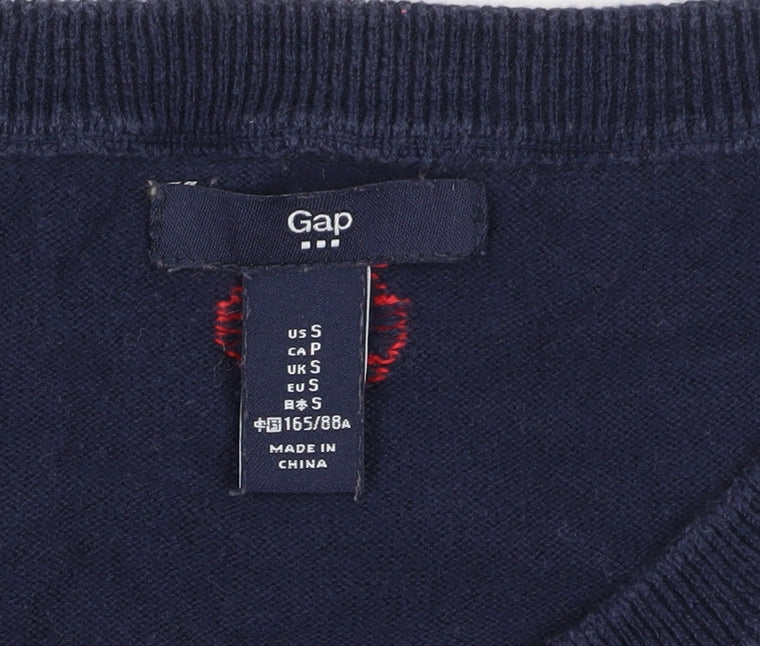 Womens UK Size S Gap Blue Pullover Jumper