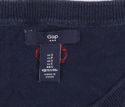 Womens UK Size S Gap Blue Pullover Jumper