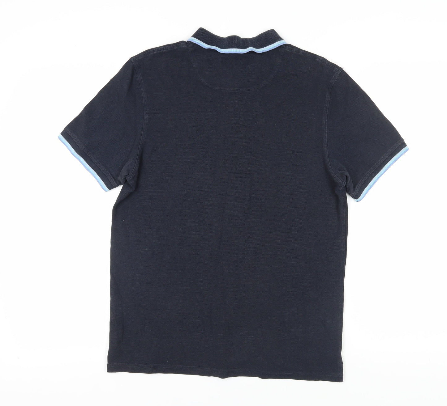 Lyle & Scott Men's Black Polo Shirt L Short Sleeve