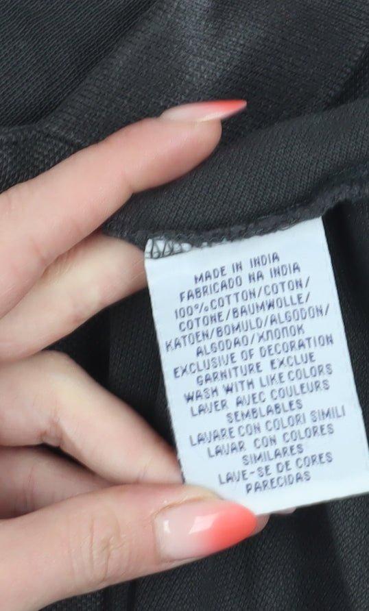 Ralph Lauren Men's Black Long Sleeve Polo Size L