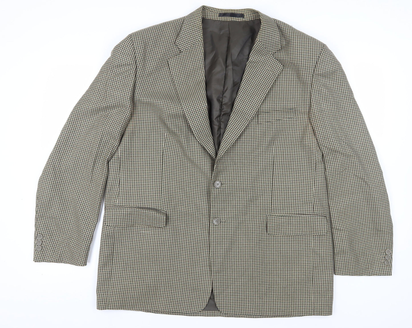 Mens UK Size 46 Zantos Regular Brown Suit Jacket