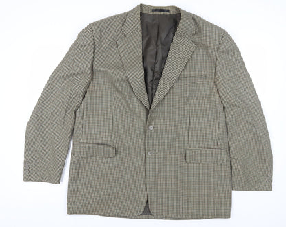 Mens UK Size 46 Zantos Regular Brown Suit Jacket
