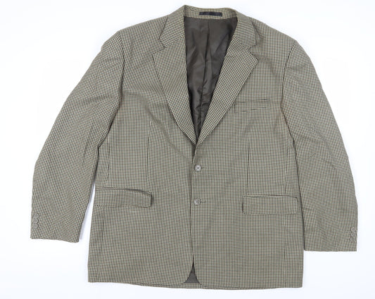 Mens UK Size 46 Zantos Regular Brown Suit Jacket