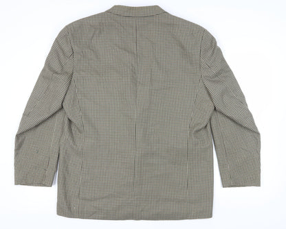 Mens UK Size 46 Zantos Regular Brown Suit Jacket