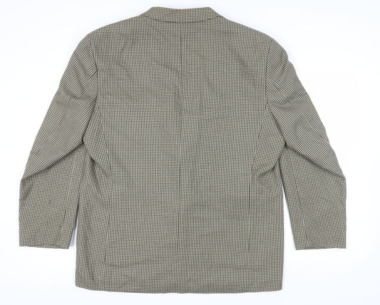 Mens UK Size 46 Zantos Regular Brown Suit Jacket