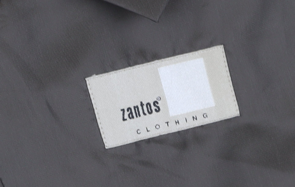 Mens UK Size 46 Zantos Regular Brown Suit Jacket