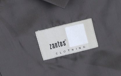 Mens UK Size 46 Zantos Regular Brown Suit Jacket
