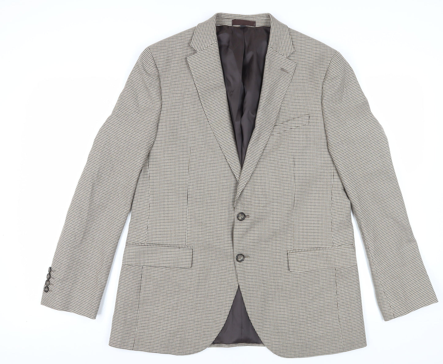 Mens UK Size 42 Marks and Spencer Regular Brown Suit Jacket