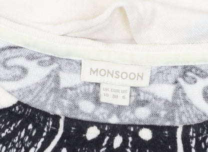 Womens UK Size 10 Monsoon Black Pullover Jumper