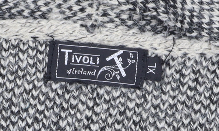 Tivoli Cardigan for Women, Grey, XL, Classic Style