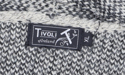 Tivoli Cardigan for Women, Grey, XL, Classic Style