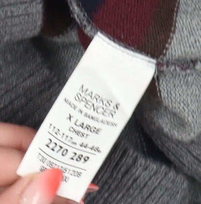 Marks and Spencer Men's Multicoloured XL Pullover Jumper