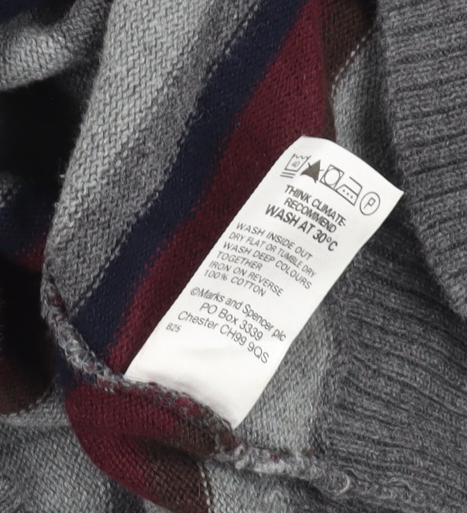 Marks and Spencer Men's Multicoloured XL Pullover Jumper