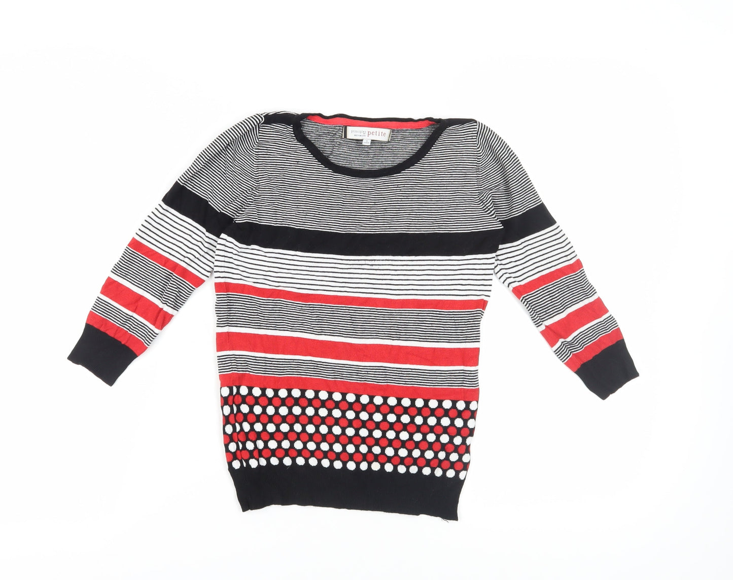 Womens UK Size 10 Principles by Ben de Lisi Multicoloured Pullover Jumper