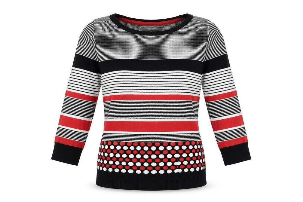 Womens UK Size 10 Principles by Ben de Lisi Multicoloured Pullover Jumper