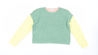 Womens UK Size M Only Multicoloured Pullover Jumper
