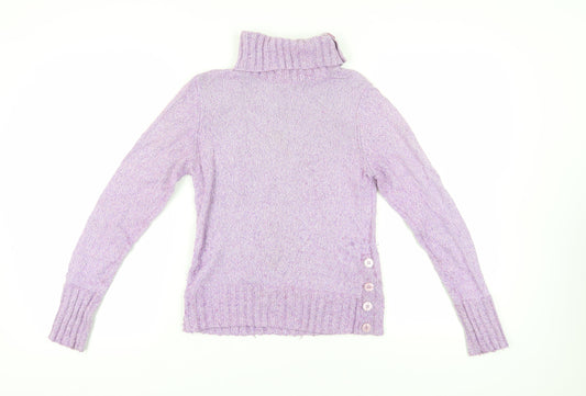 Womens UK Size 10 Marks and Spencer Purple Pullover Jumper