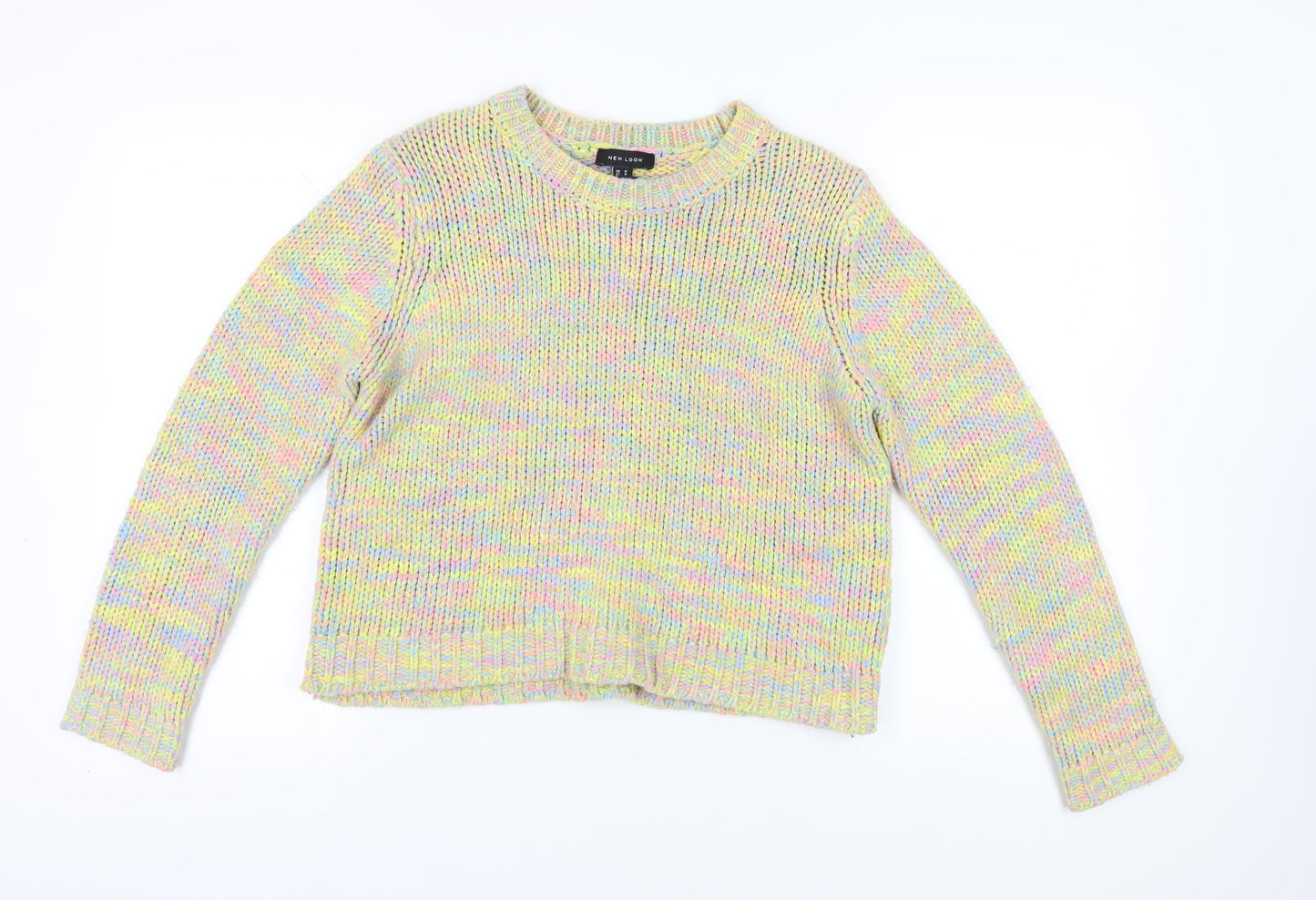 Womens UK Size M New Look Multicoloured Pullover Jumper
