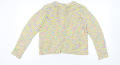 Womens UK Size M New Look Multicoloured Pullover Jumper
