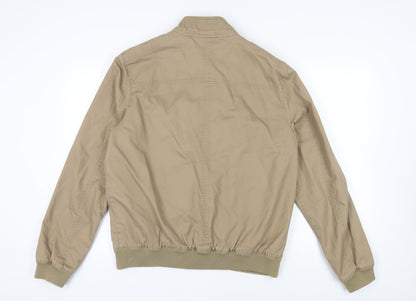 Mens UK Size XL John Lewis Beige Bomber Jacket