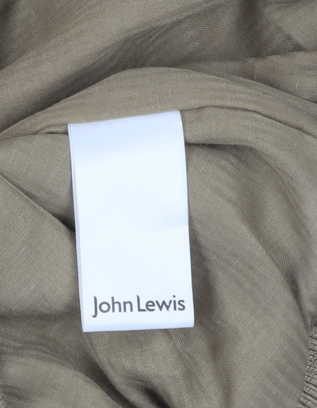Mens UK Size XL John Lewis Beige Bomber Jacket
